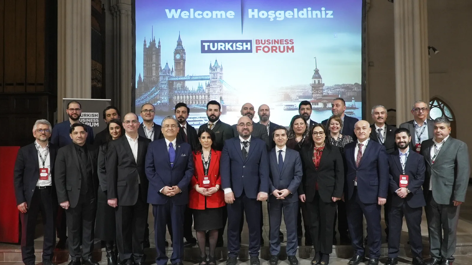 Senior diplomatic representatives and business leaders attend the official launch of the Turkish Business Forum in London on 11 February.