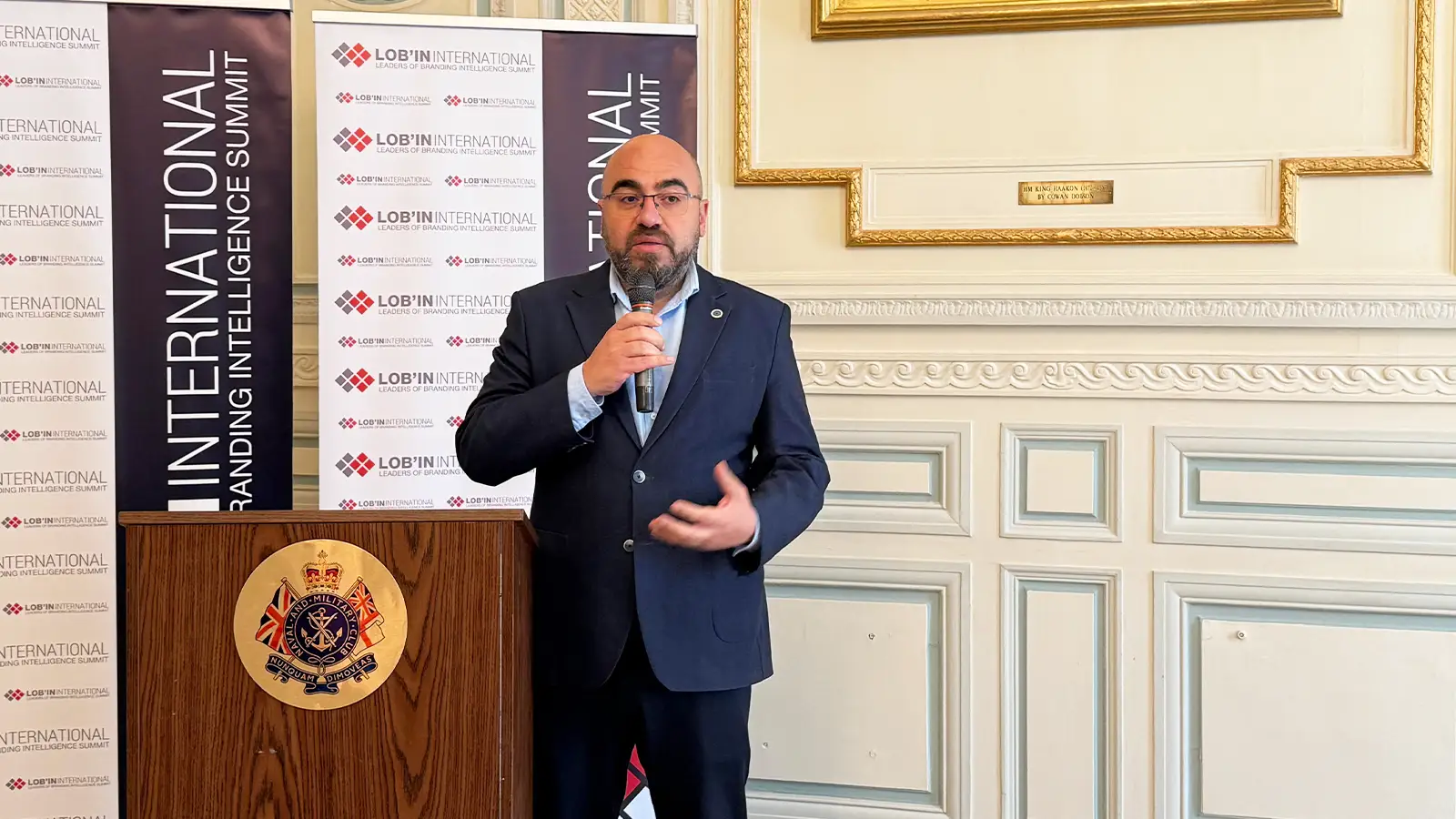 Members of the Turkish Business Forum engaging with international diplomats and business leaders at the Leaders of Branding Intelligence summit in London.